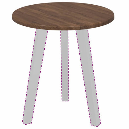 Tischplatte Braun Eichen-Optik 40 x 40 x 1,5 cm Holzwerkstoff