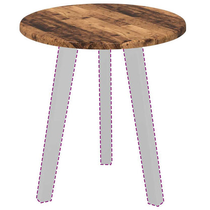 Tischplatte Altholz 40 x 40 x 1,5 cm Holzwerkstoff