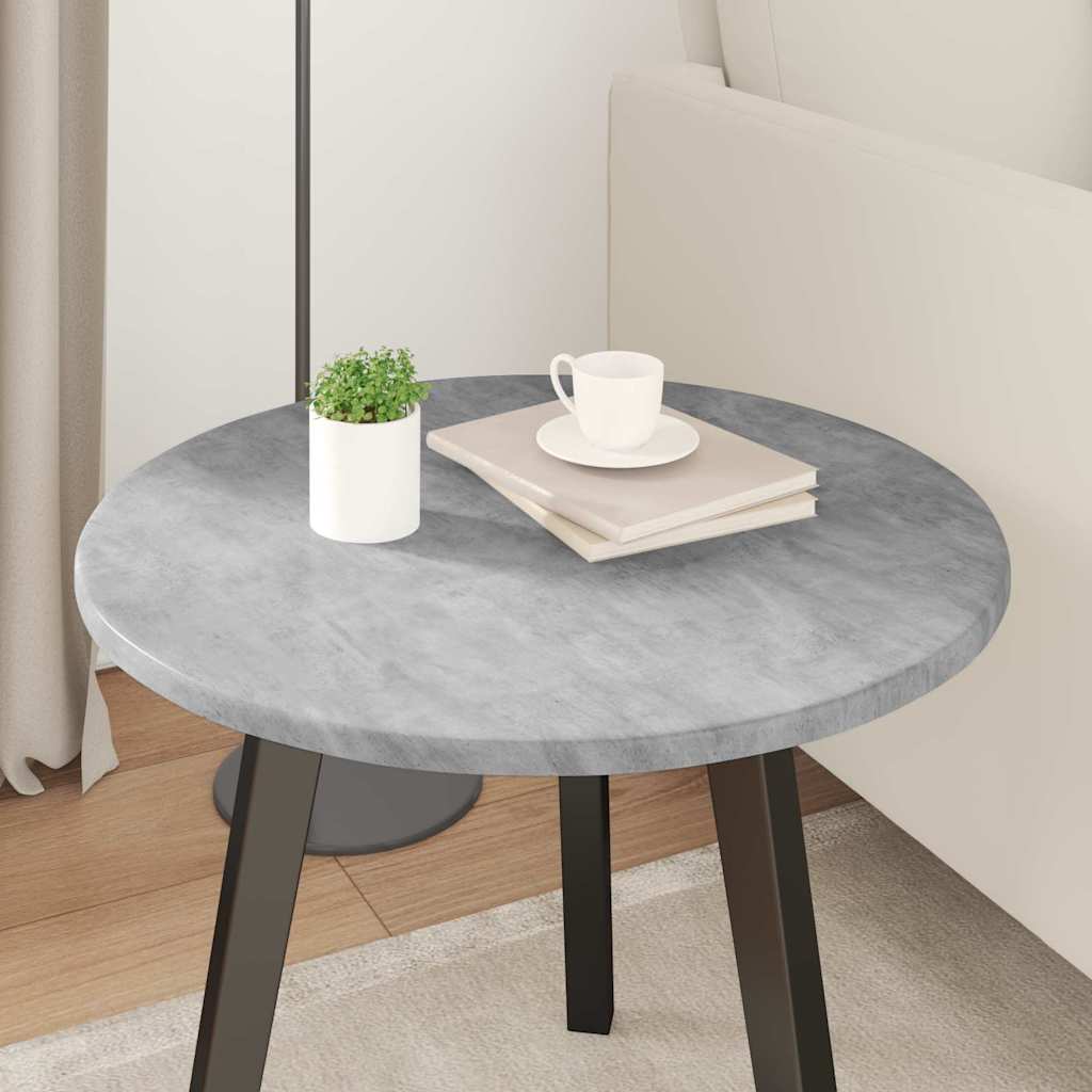 vidaXL Tischplatte Betongrau 50 x 50 x 1,5 cm Holzwerkstoff