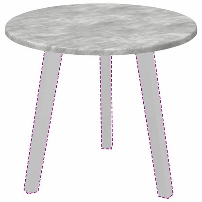 vidaXL Tischplatte Betongrau 50 x 50 x 1,5 cm Holzwerkstoff