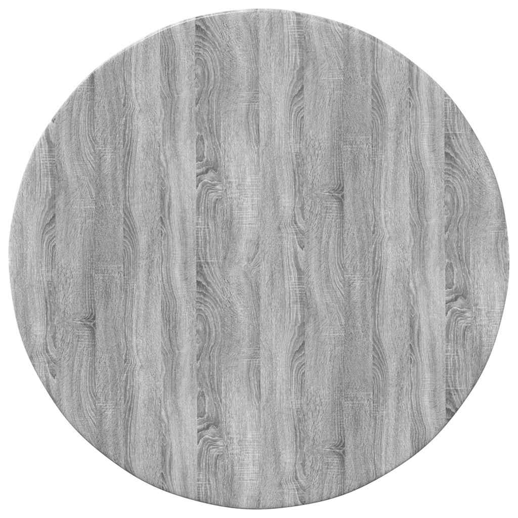 vidaXL Tischplatte Grau Sonoma 50 x 50 x 1,5 cm Holzwerkstoff