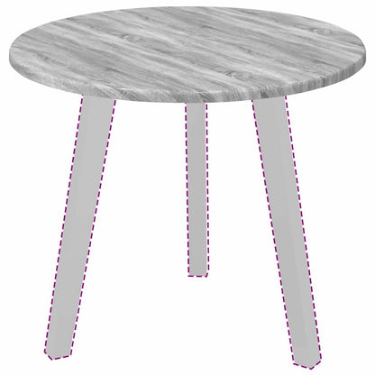 vidaXL Tischplatte Grau Sonoma 50 x 50 x 1,5 cm Holzwerkstoff