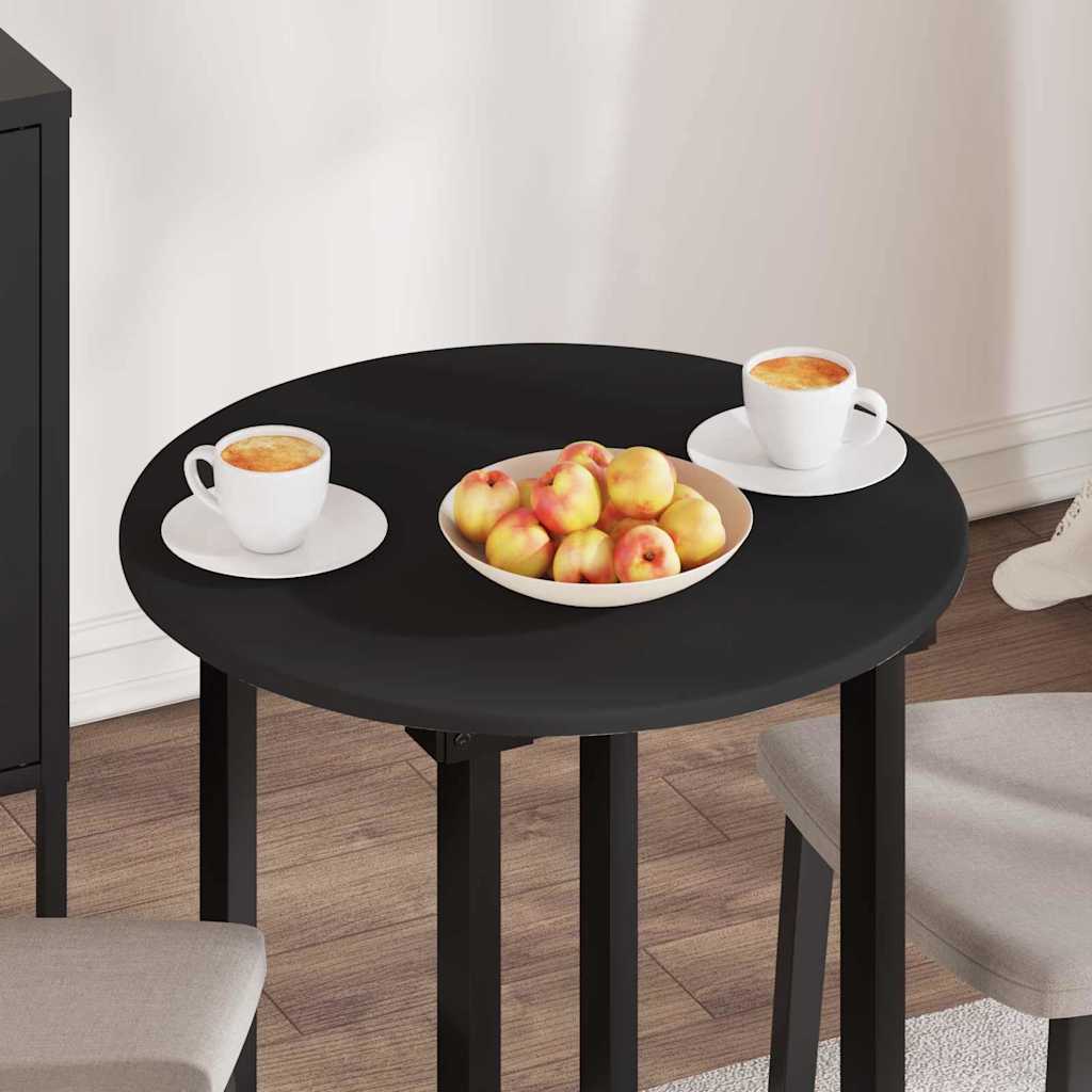 vidaXL Tischplatte Schwarz 60 x 60 x 1,5 cm Holzwerkstoff