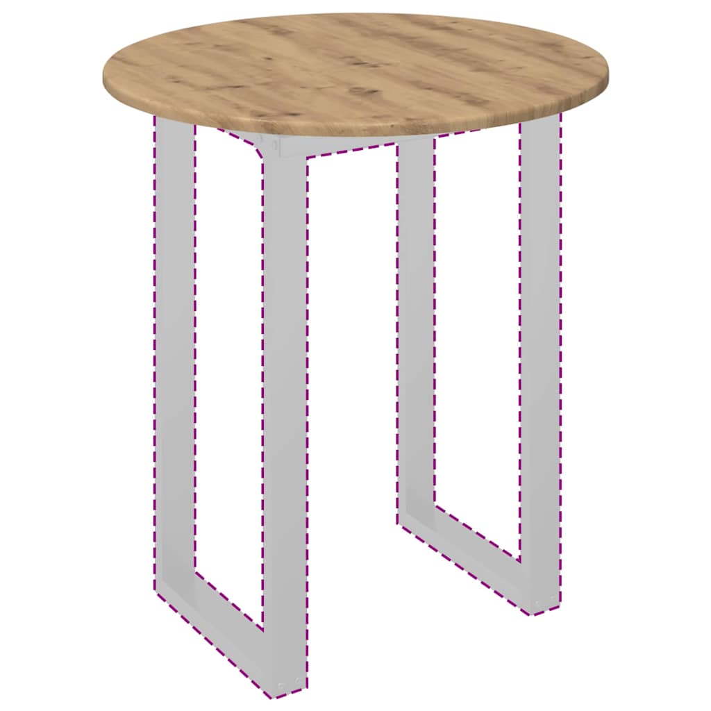 vidaXL Tischplatte Artisan-Eiche 60 x 60 x 1,5 cm Holzwerkstoff