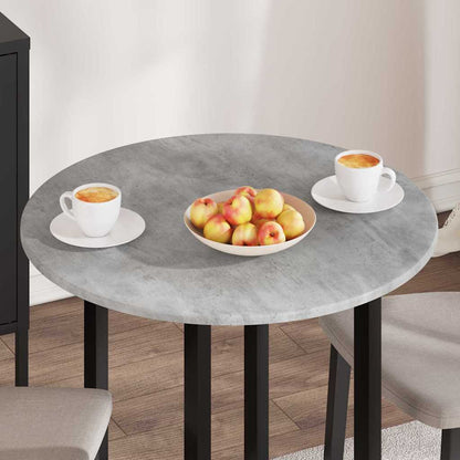 vidaXL Tischplatte Betongrau 70 x 70 x 1,5 cm Holzwerkstoff