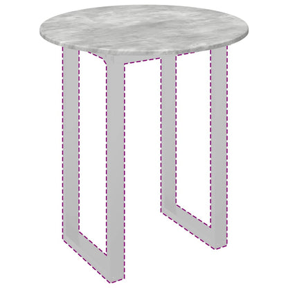 vidaXL Tischplatte Betongrau 70 x 70 x 1,5 cm Holzwerkstoff