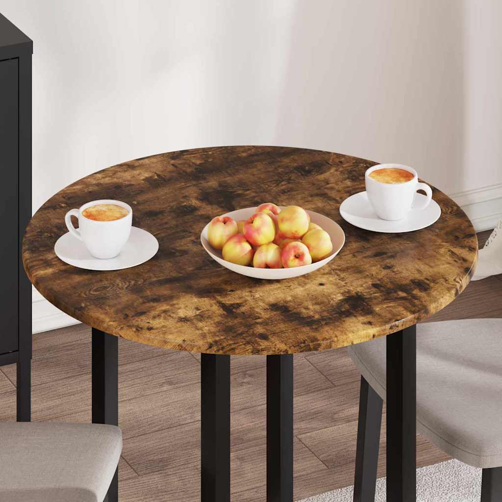vidaXL Tischplatte Räuchereiche 70 x 70 x 1,5 cm Holzwerkstoff