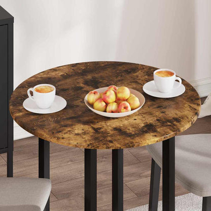 vidaXL Tischplatte Räuchereiche 70 x 70 x 1,5 cm Holzwerkstoff