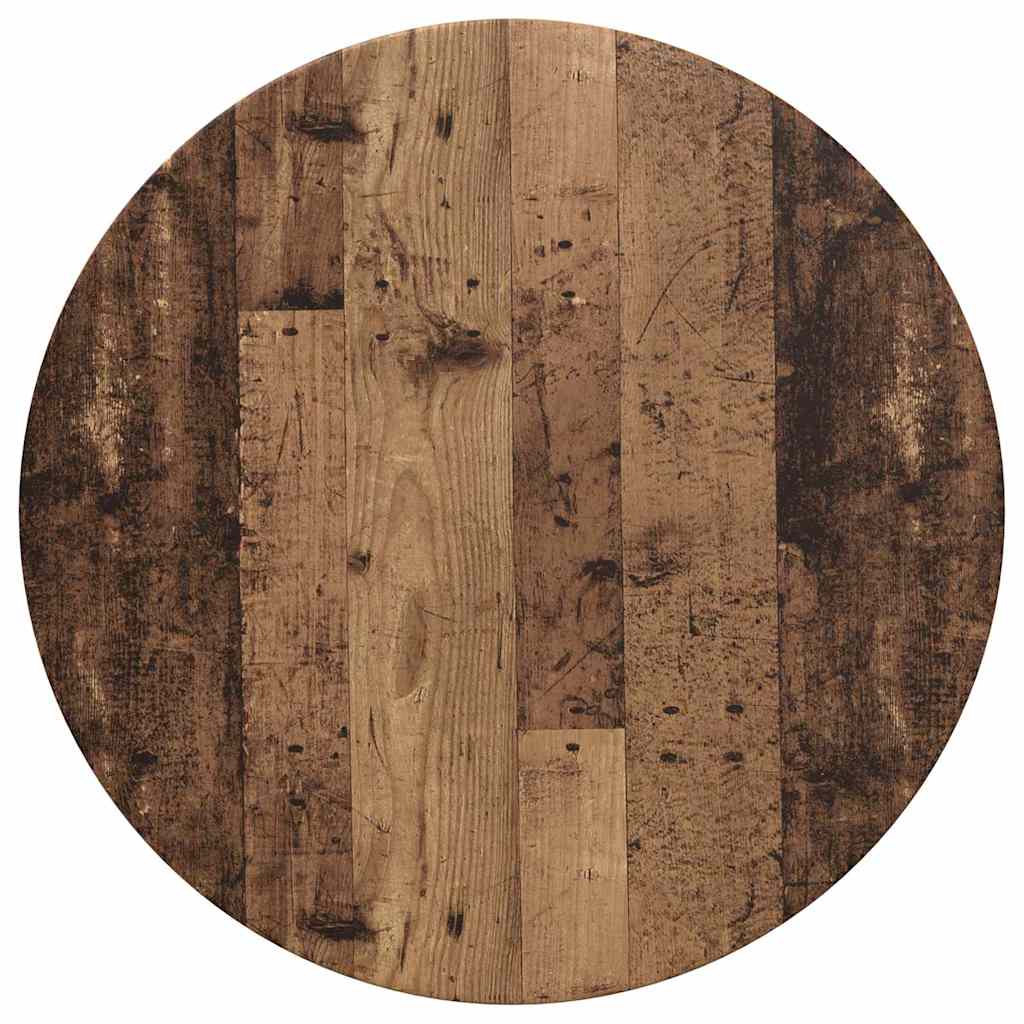 Tischplatte Altholz 70 x 70 x 1,5 cm Holzwerkstoff