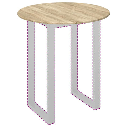vidaXL Tischplatte Sonoma-Eiche 80 x 80 x 1,5 cm Holzwerkstoff