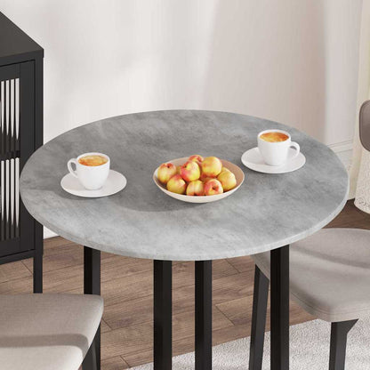 vidaXL Tischplatte Betongrau 80 x 80 x 1,5 cm Holzwerkstoff
