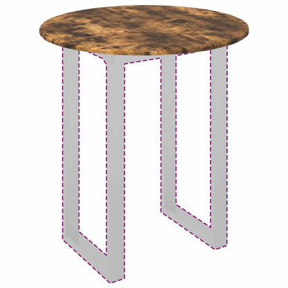 Tischplatte Räuchereiche 80 x 80 x 1,5 cm Holzwerkstoff