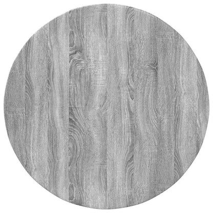 vidaXL Tischplatte Grau Sonoma 80 x 80 x 1,5 cm Holzwerkstoff