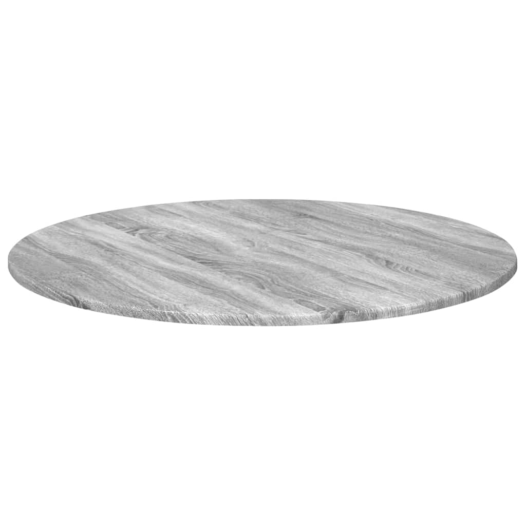 vidaXL Tischplatte Grau Sonoma 80 x 80 x 1,5 cm Holzwerkstoff