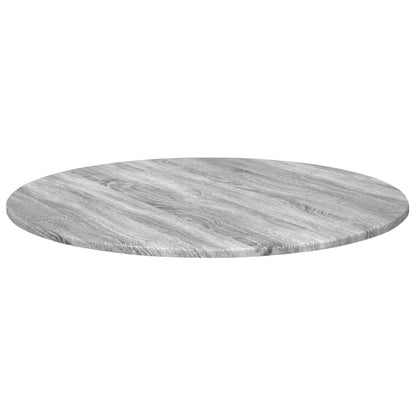 vidaXL Tischplatte Grau Sonoma 80 x 80 x 1,5 cm Holzwerkstoff