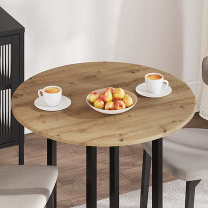 Tischplatte Artisan-Eiche 80 x 80 x 1,5 cm Holzwerkstoff