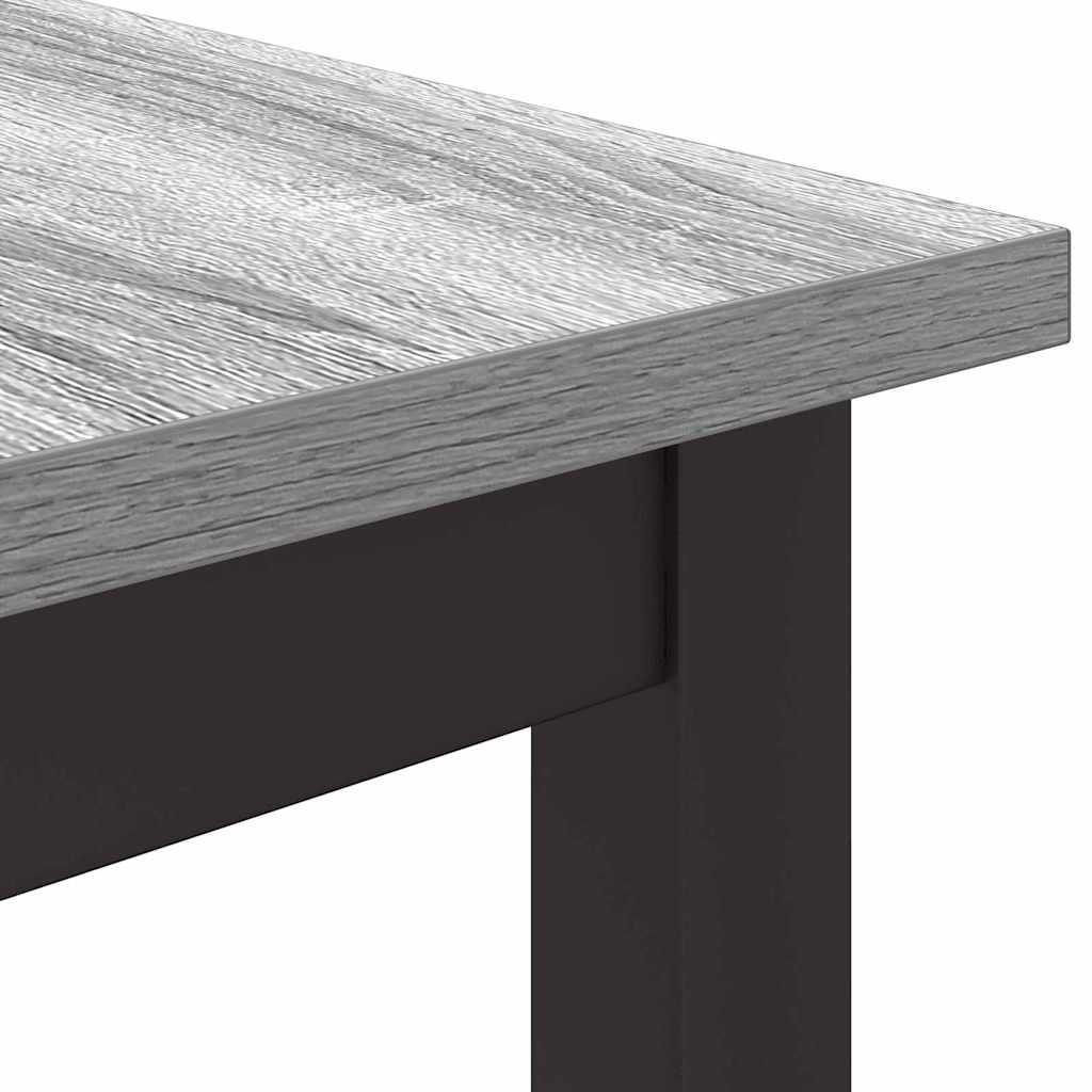 vidaXL Tisch Graues Sonoma 80 x 50 x 76,5 cm Ingenieure Holz und Stahl