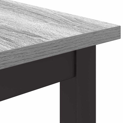 vidaXL Tisch Graues Sonoma 80 x 50 x 76,5 cm Ingenieure Holz und Stahl