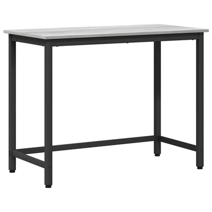 vidaXL Tisch Graues Sonoma 80 x 50 x 76,5 cm Ingenieure Holz und Stahl