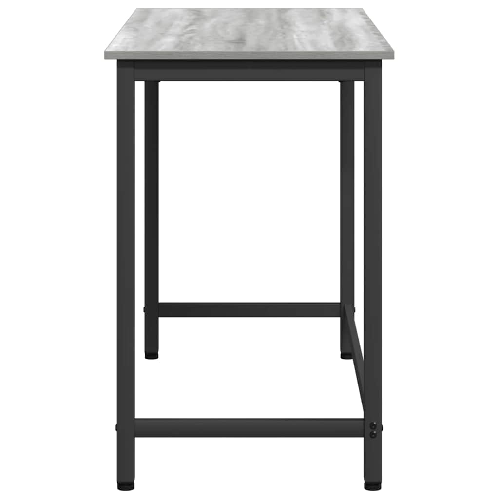 vidaXL Tisch Graues Sonoma 80 x 50 x 76,5 cm Ingenieure Holz und Stahl
