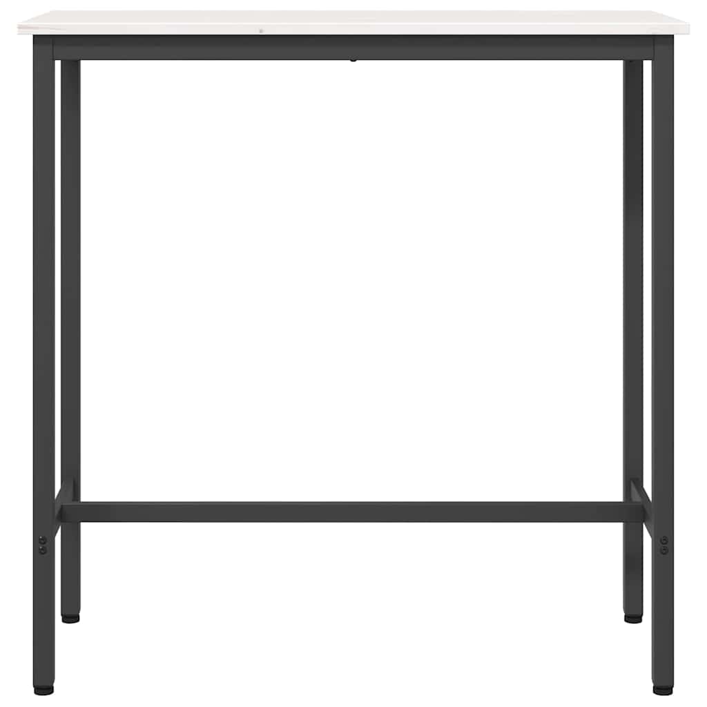 Tisch Weiß 100 x 40 x 101 cm Ingenieure Holz und Stahl