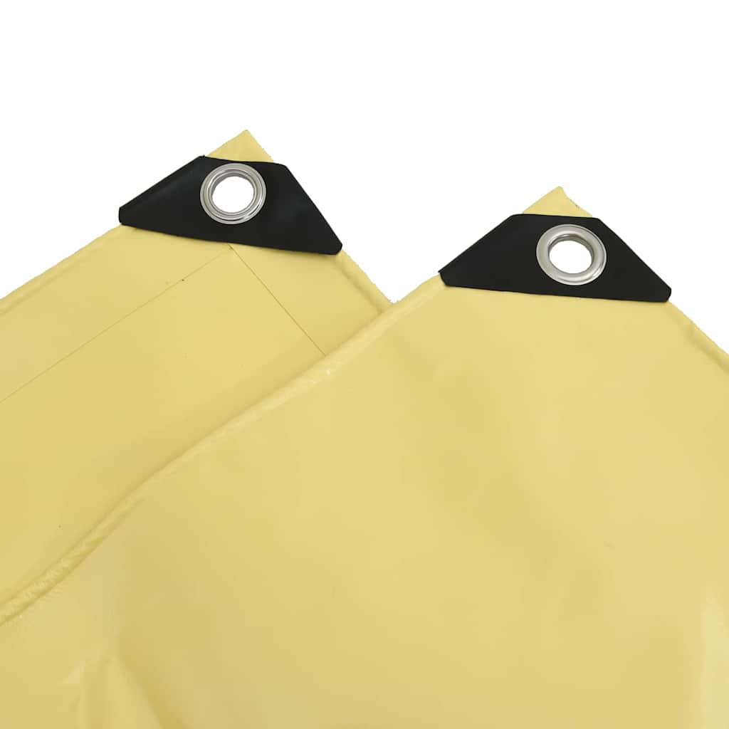 Plane 650g / m² Beige 4 x 7 m Canvas mit PVC-Beschichtung