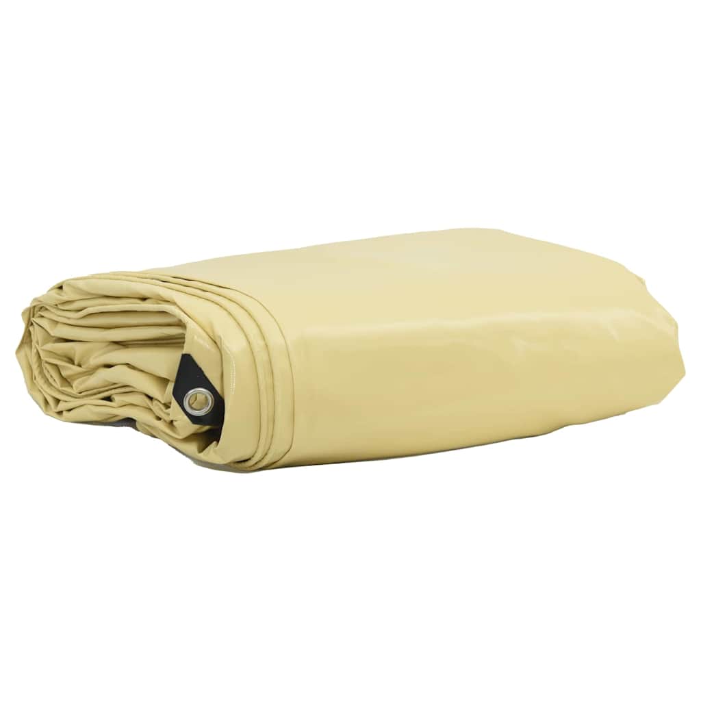 Plane 650g / m² Beige 1,5 x 6 m Canvas mit PVC-Beschichtung