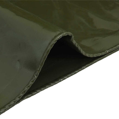 Plane 650g / m² Olive Grün 5 x 7 m Canvas mit PVC-Beschichtung