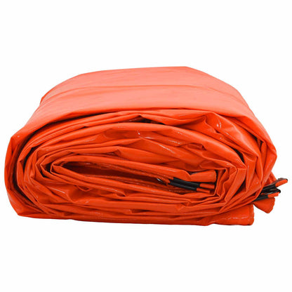 Plane 650g / m² Orange 2,5 x 4,5 m Canvas mit PVC-Beschichtung