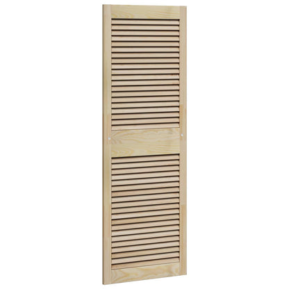 vidaXL Schranktür 4 pcs Natur 140.5 x 2 x 59.5 cm Massives Kiefernholz