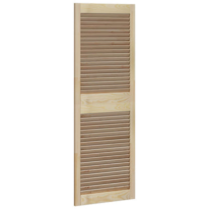 vidaXL Schranktür 4 pcs Natur 140.5 x 2 x 59.5 cm Massives Kiefernholz