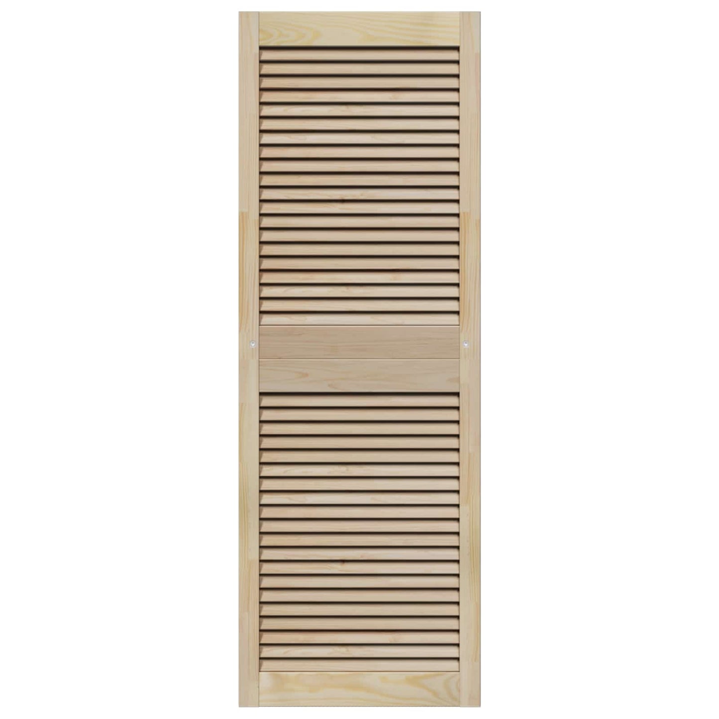 vidaXL Schranktür 4 pcs Natur 140.5 x 2 x 59.5 cm Massives Kiefernholz