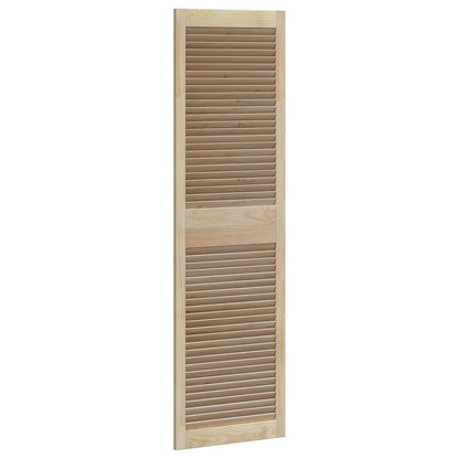 Schranktür 4 pcs Natur 170 x 2,1 x 49,5 cm Massives Kiefernholz