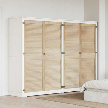 vidaXL Schranktür 4 pcs Natur 170 x 2,1 x 59,5 cm Massives Kiefernholz