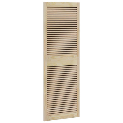 vidaXL Schranktür 4 pcs Natur 170 x 2,1 x 59,5 cm Massives Kiefernholz