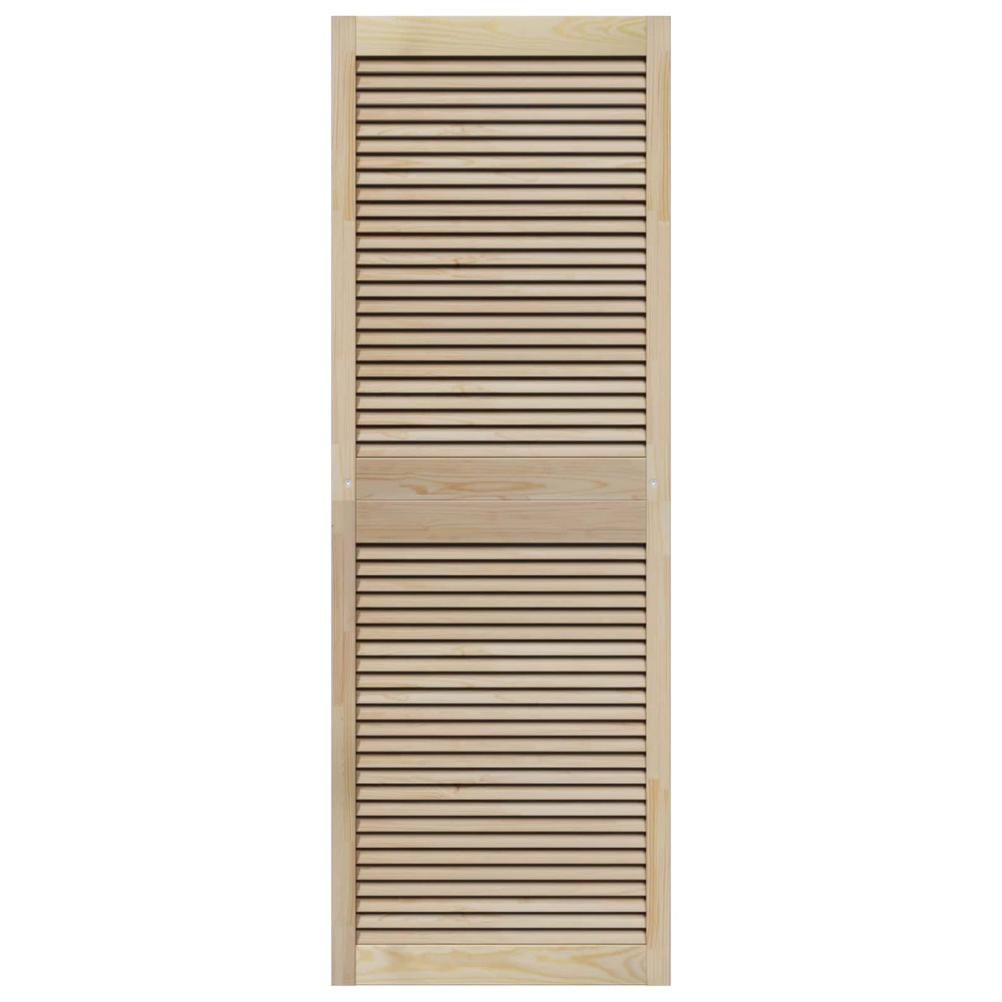 vidaXL Schranktür 4 pcs Natur 170 x 2,1 x 59,5 cm Massives Kiefernholz