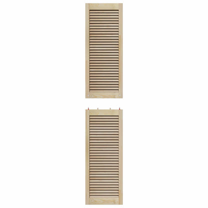 vidaXL Schranktür 4 pcs Natur 201 x 2,1 x 39,5 cm Massives Kiefernholz