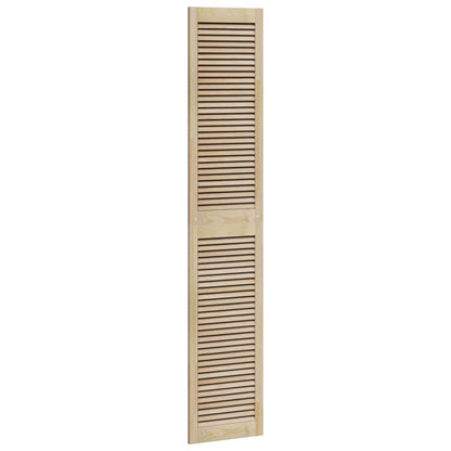 vidaXL Schranktür 4 pcs Natur 201 x 2,1 x 39,5 cm Massives Kiefernholz