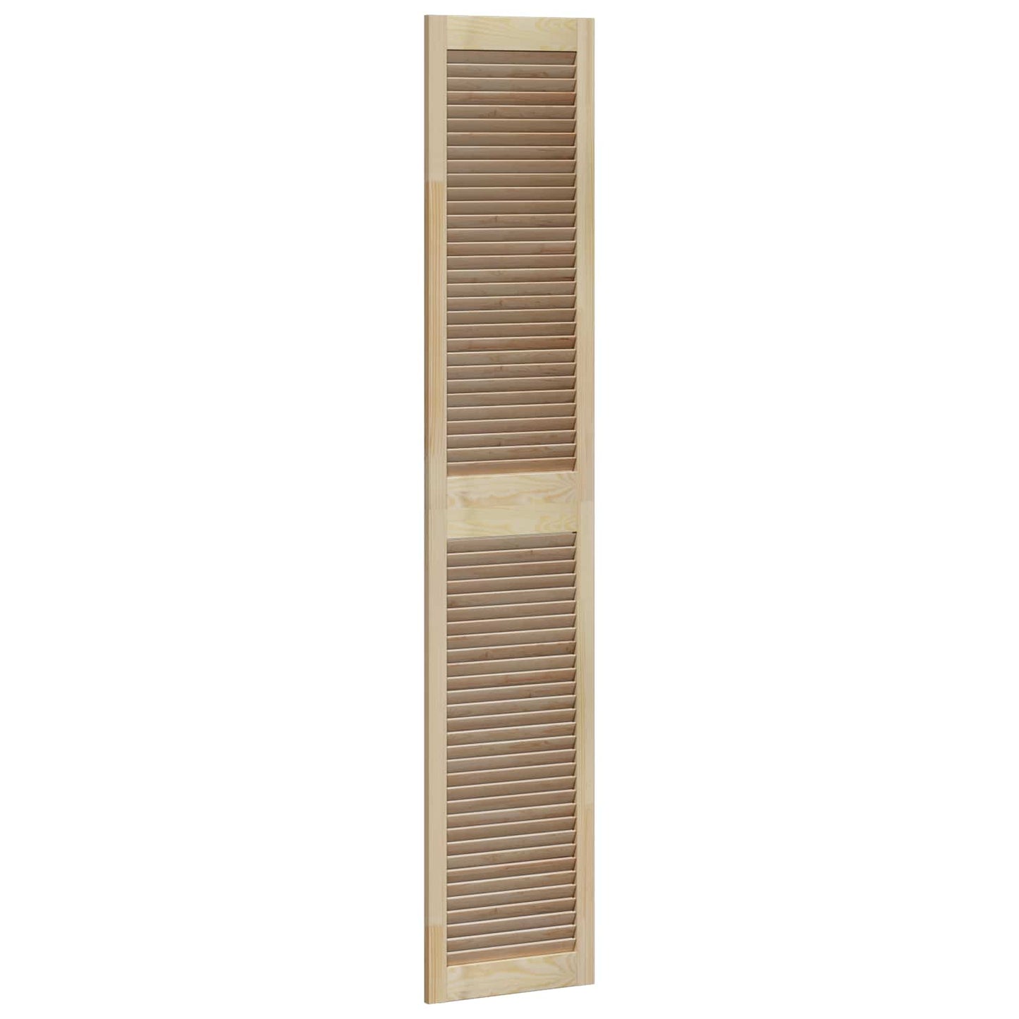 vidaXL Schranktür 4 pcs Natur 201 x 2,1 x 39,5 cm Massives Kiefernholz
