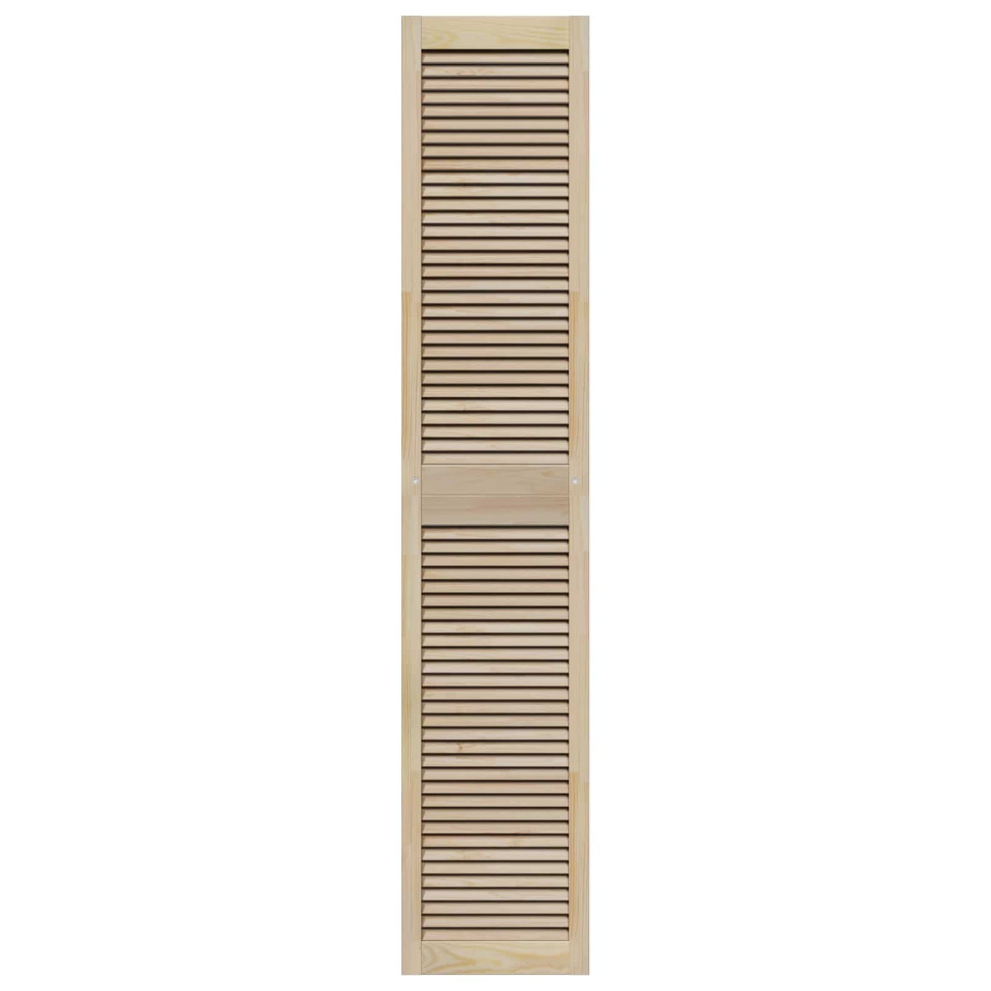 vidaXL Schranktür 4 pcs Natur 201 x 2,1 x 39,5 cm Massives Kiefernholz