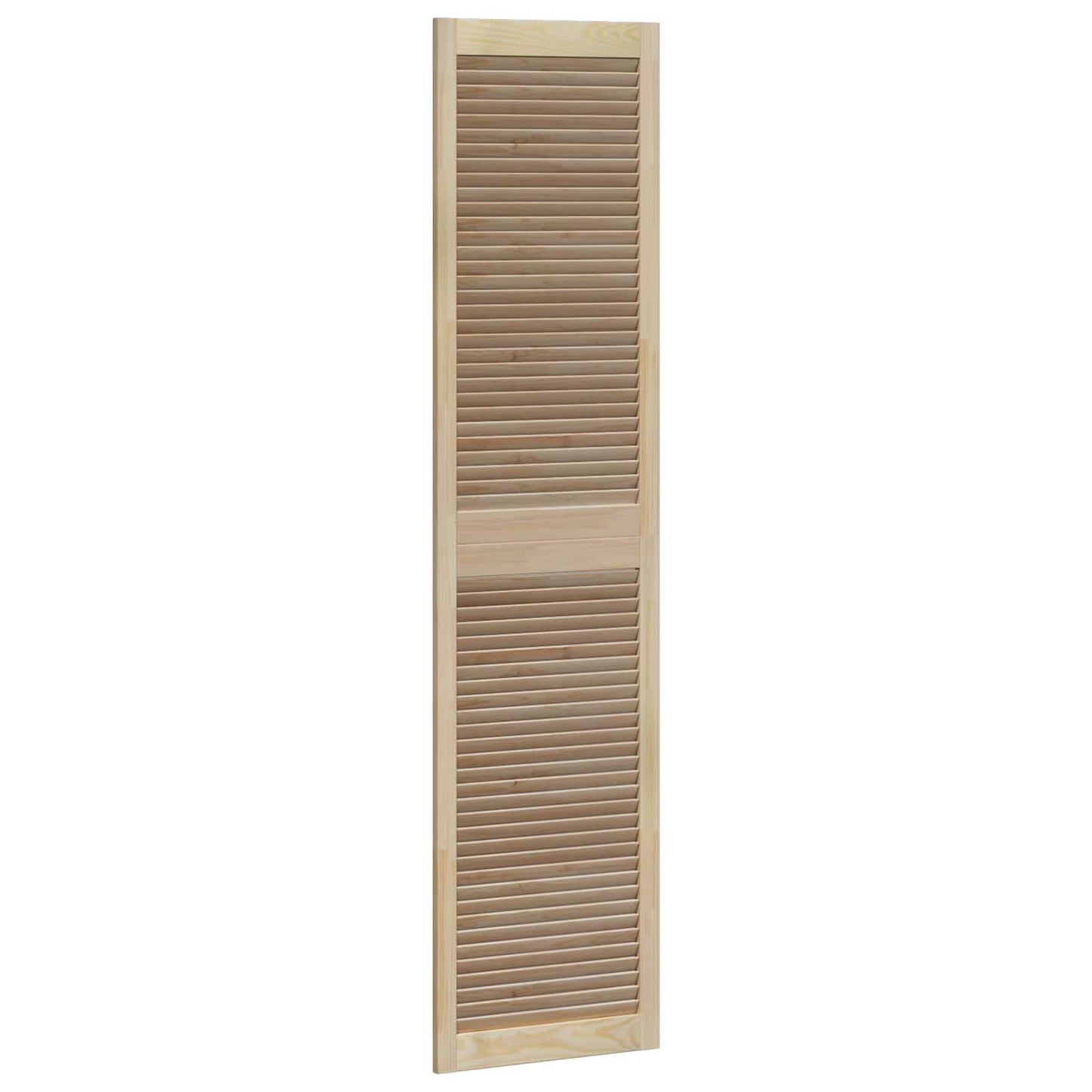 vidaXL Schranktür 4 pcs Natur 201 x 2,1 x 49,5 cm Massives Kiefernholz
