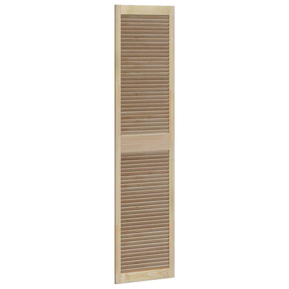 vidaXL Schranktür 4 pcs Natur 201 x 2,1 x 49,5 cm Massives Kiefernholz