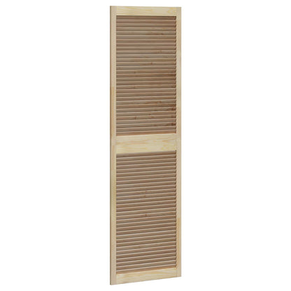 vidaXL Schranktür 4 pcs Natur 201 x 2,1 x 59,5 cm Massives Kiefernholz