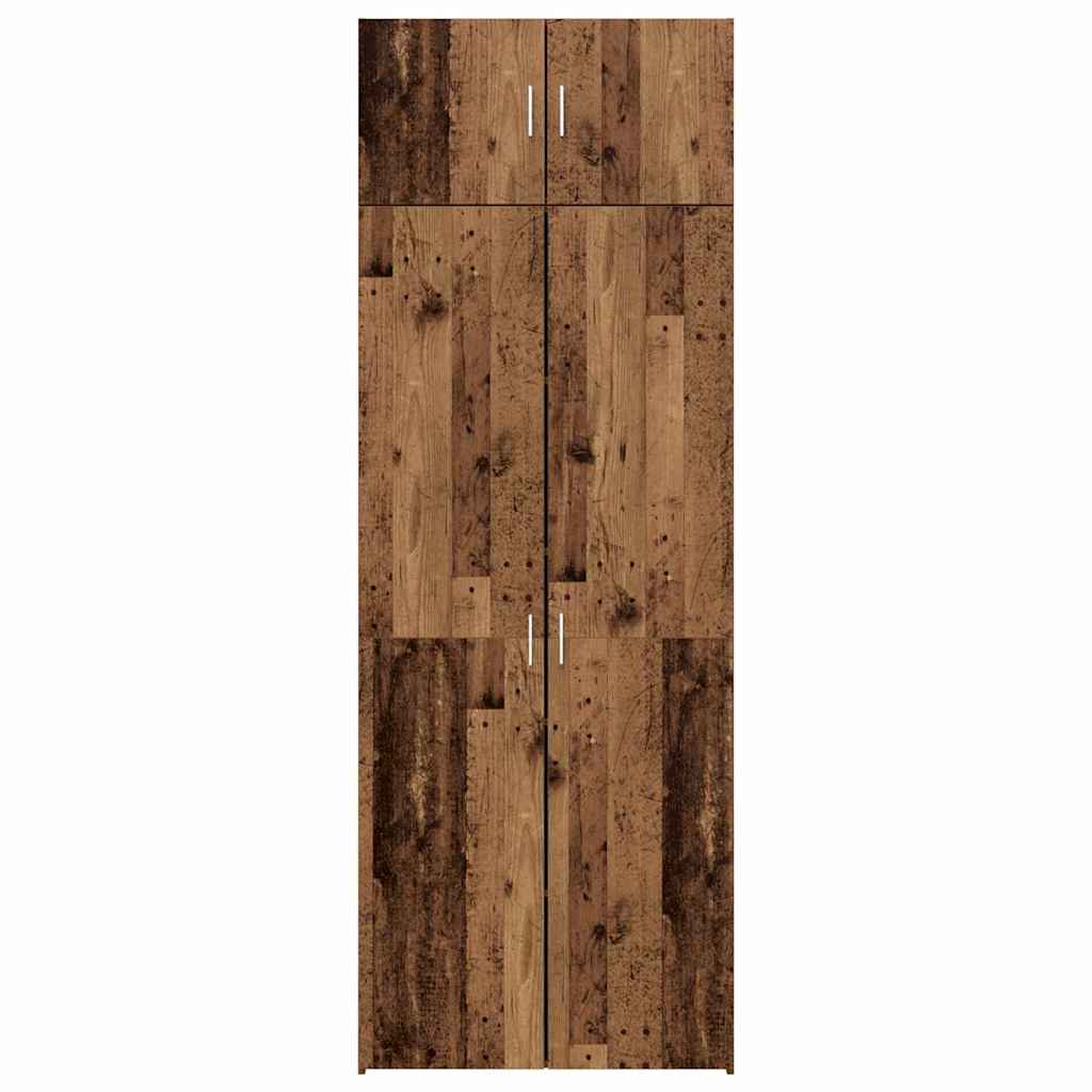 Aufbewahrungsschrank 3 pcs Altholz