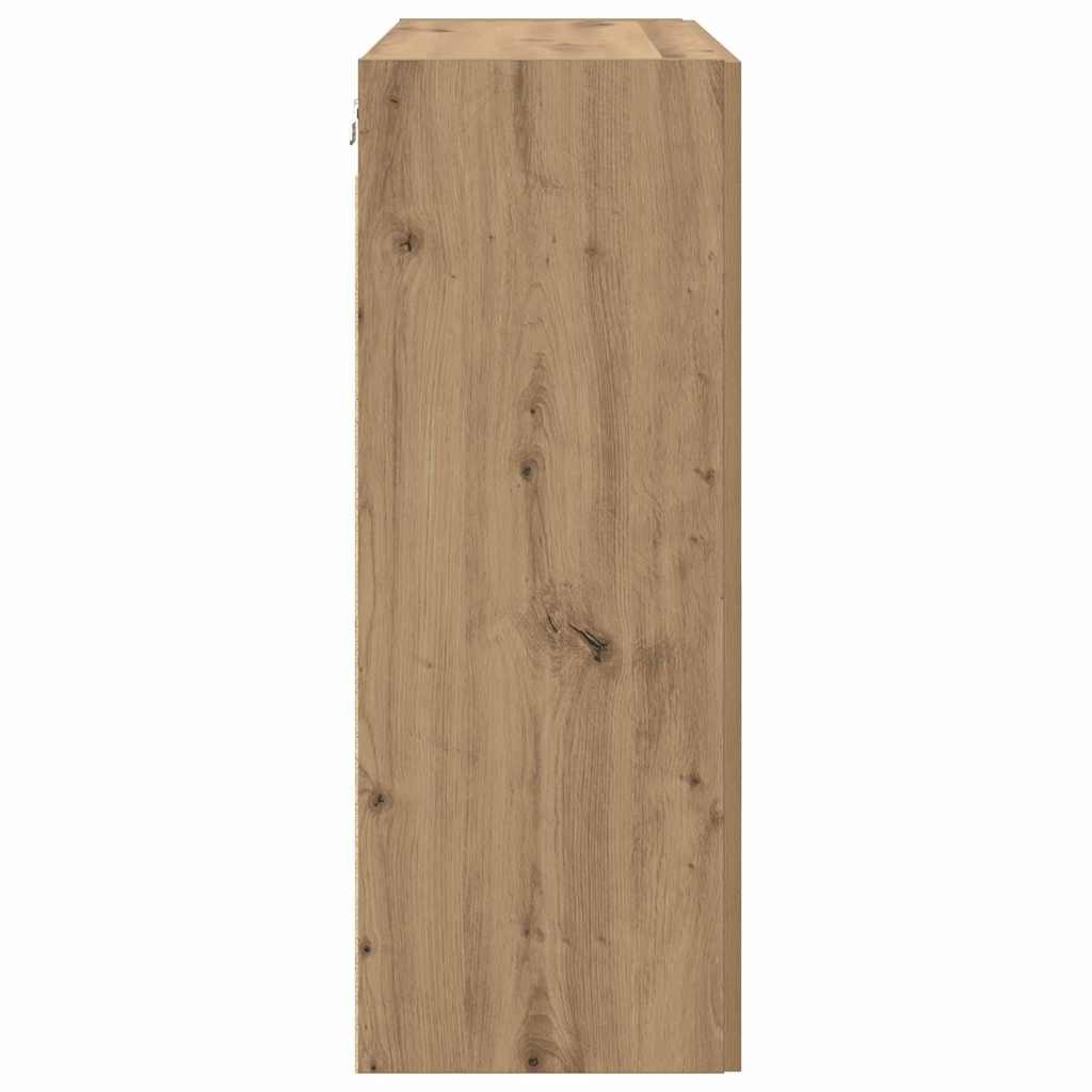 Wandschrank 2 pcs Artisan-Eiche 69,5 x 34 x 90 cm Holzwerkstoff