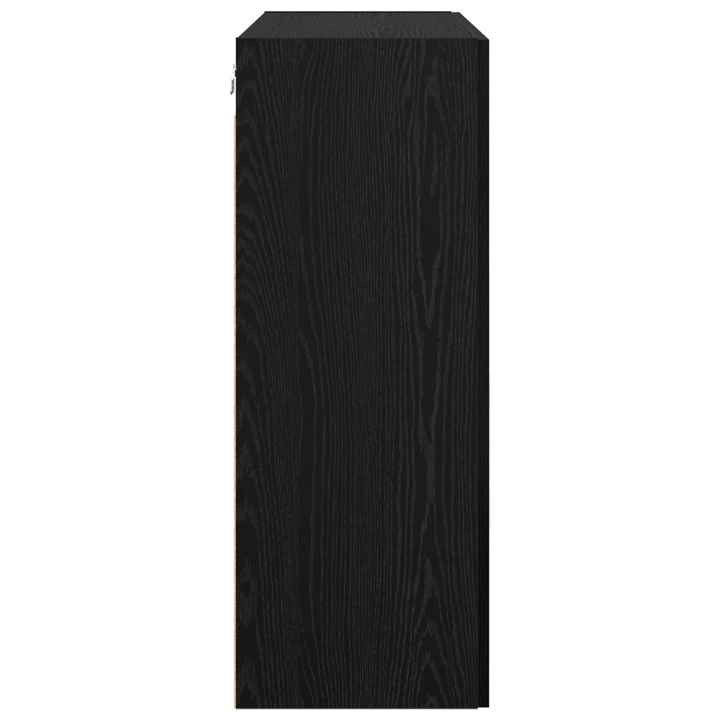 vidaXL Wandschrank 2 pcs Schwarz Eichen-Optik 69,5 x 34 x 90 cm