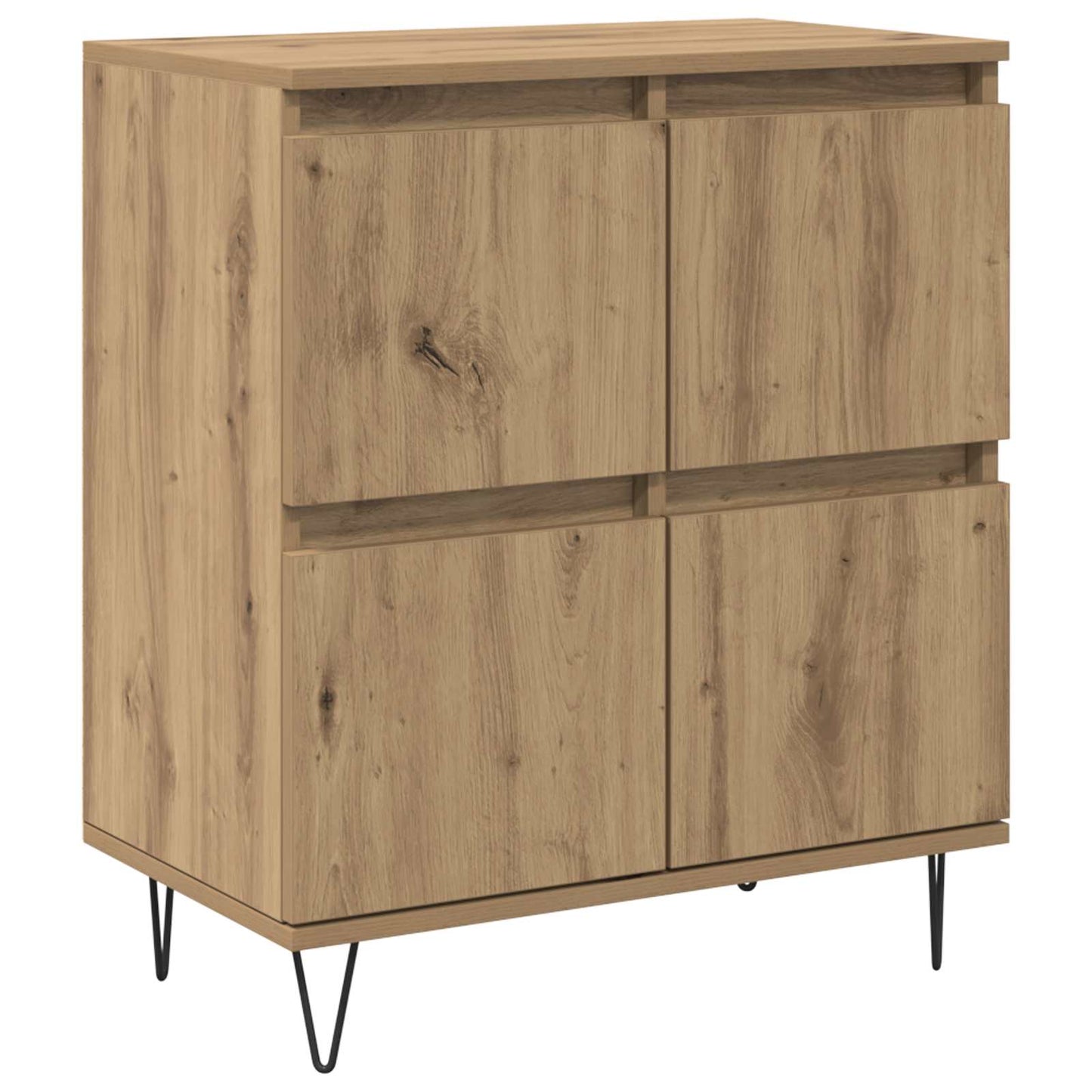 vidaXL Sideboards 3 pcs Artisan-Eiche 180 x 35 x 70 cm Holzwerkstoff