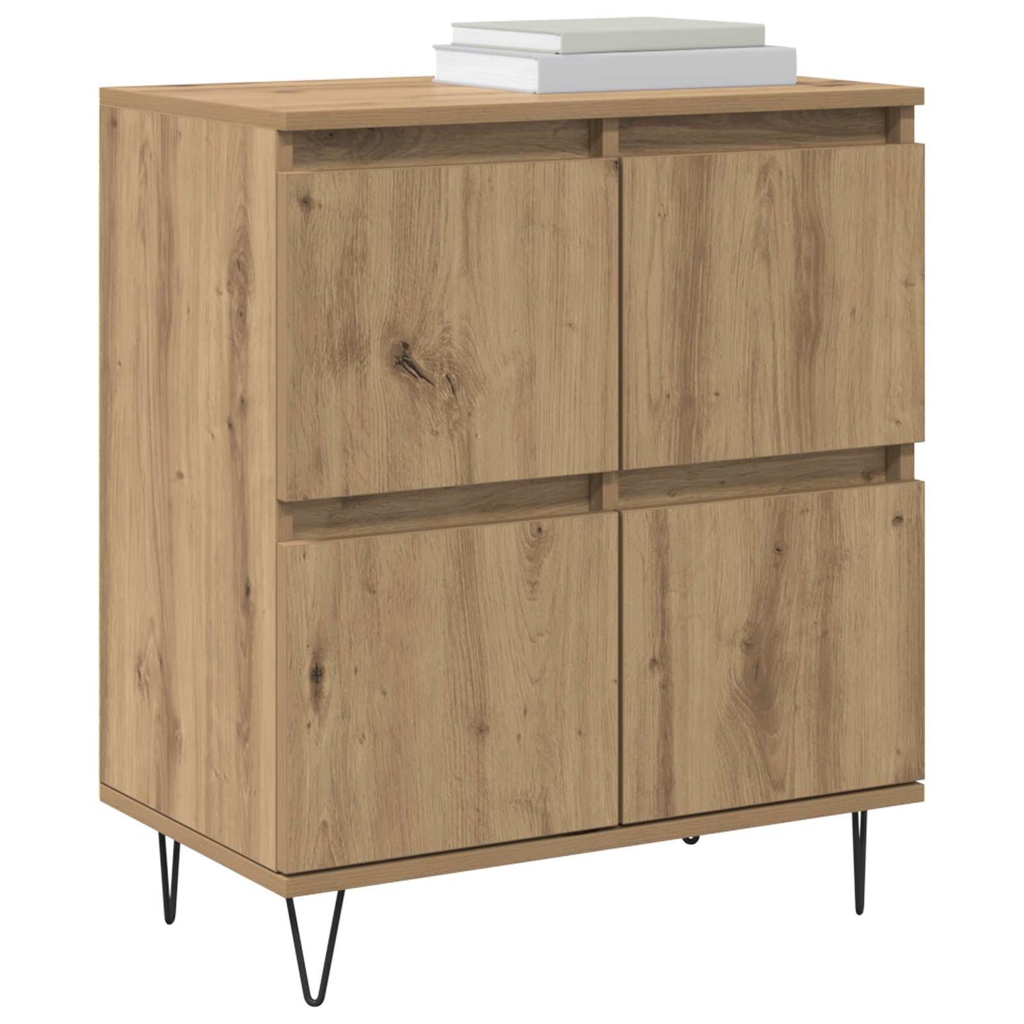 vidaXL Sideboards 3 pcs Artisan-Eiche 180 x 35 x 70 cm Holzwerkstoff
