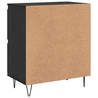 vidaXL Sideboards 3 pcs Schwarz Eichen-Optik 180 x 35 x 70 cm