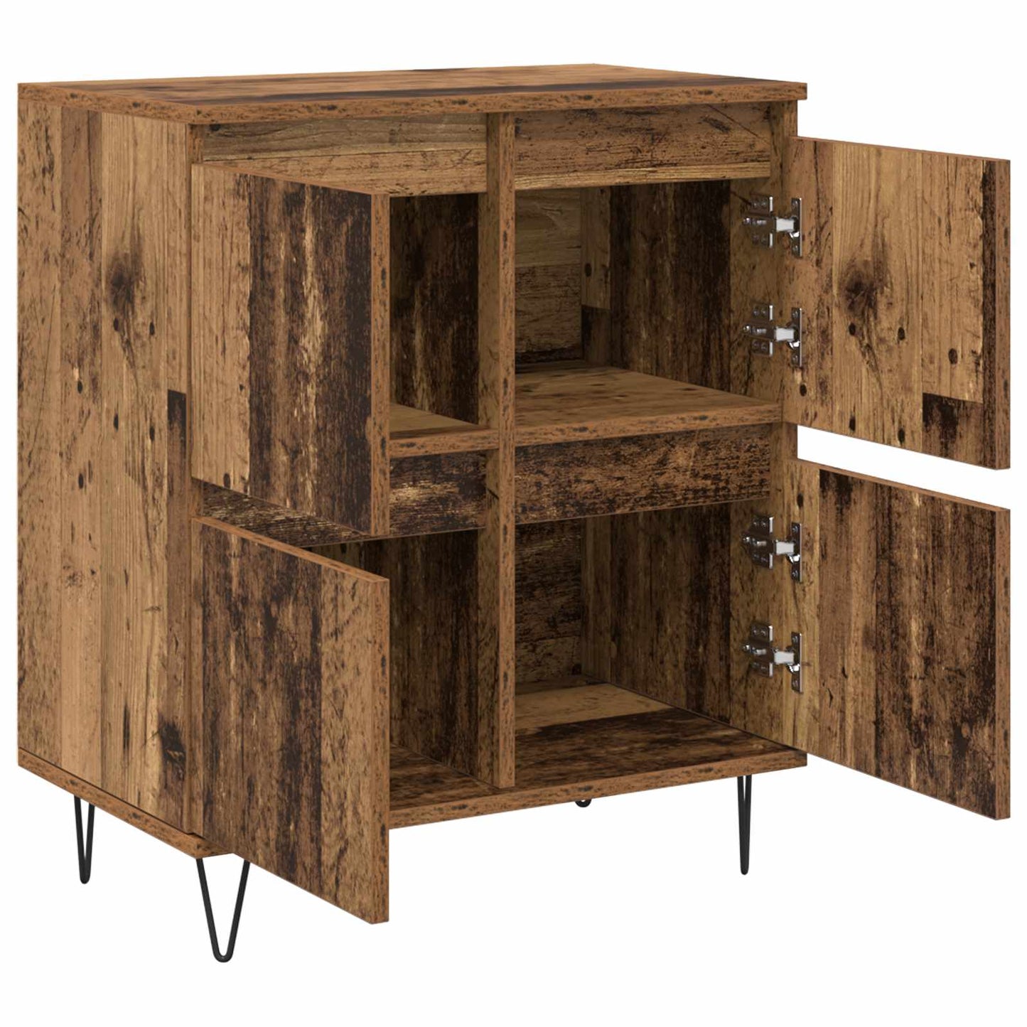 vidaXL Sideboards 2 pcs Altholz 120 x 35 x 70 cm Holzwerkstoff